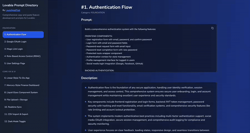 Lovable Prompt Directory Alert + Development Revolution