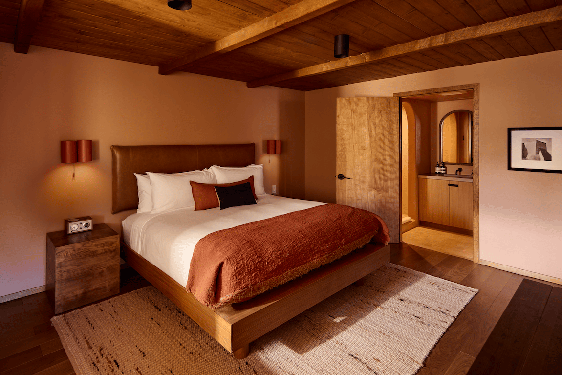 Guest bedroom at Hotel Willa