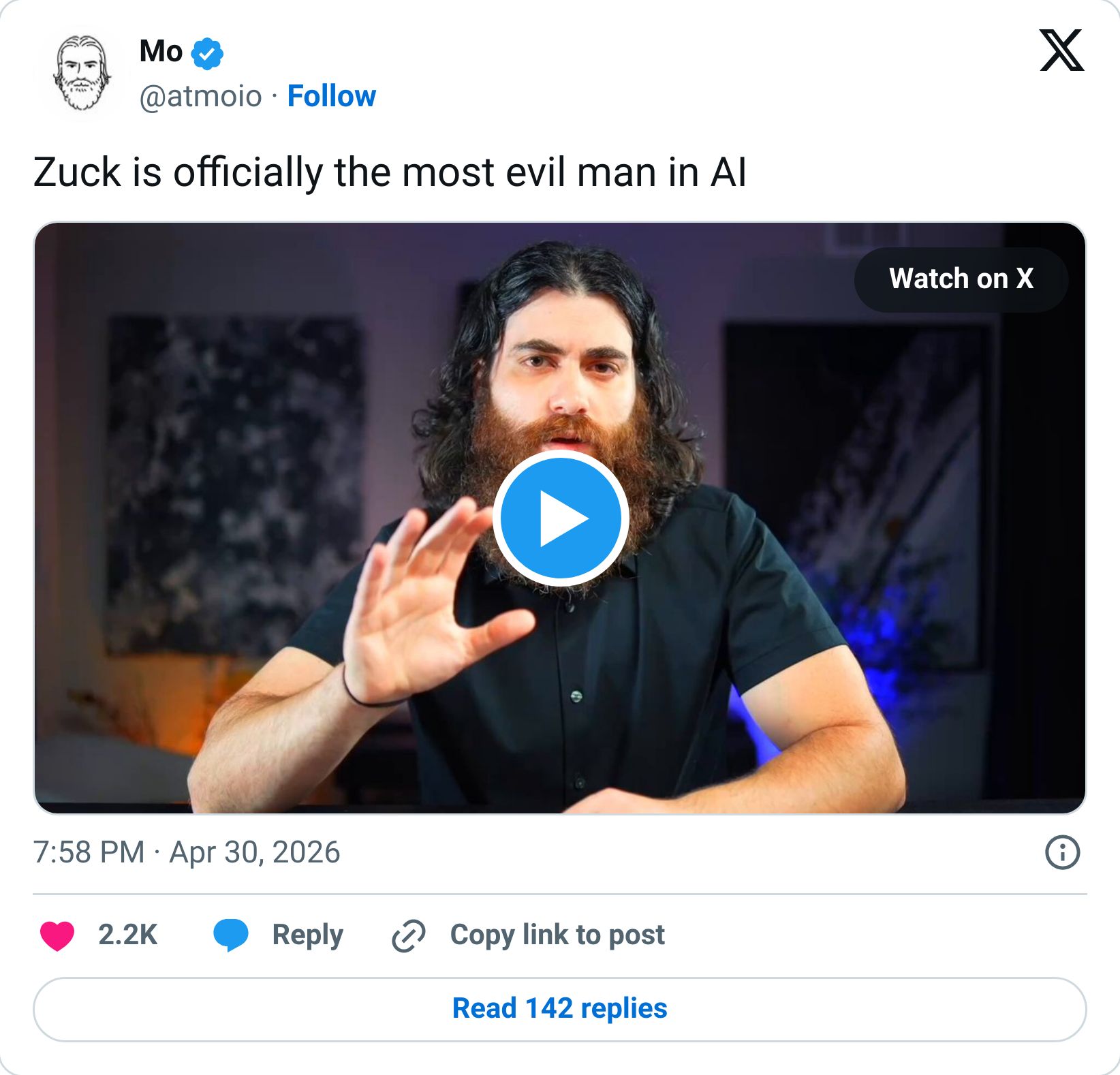 Tweet screenshot