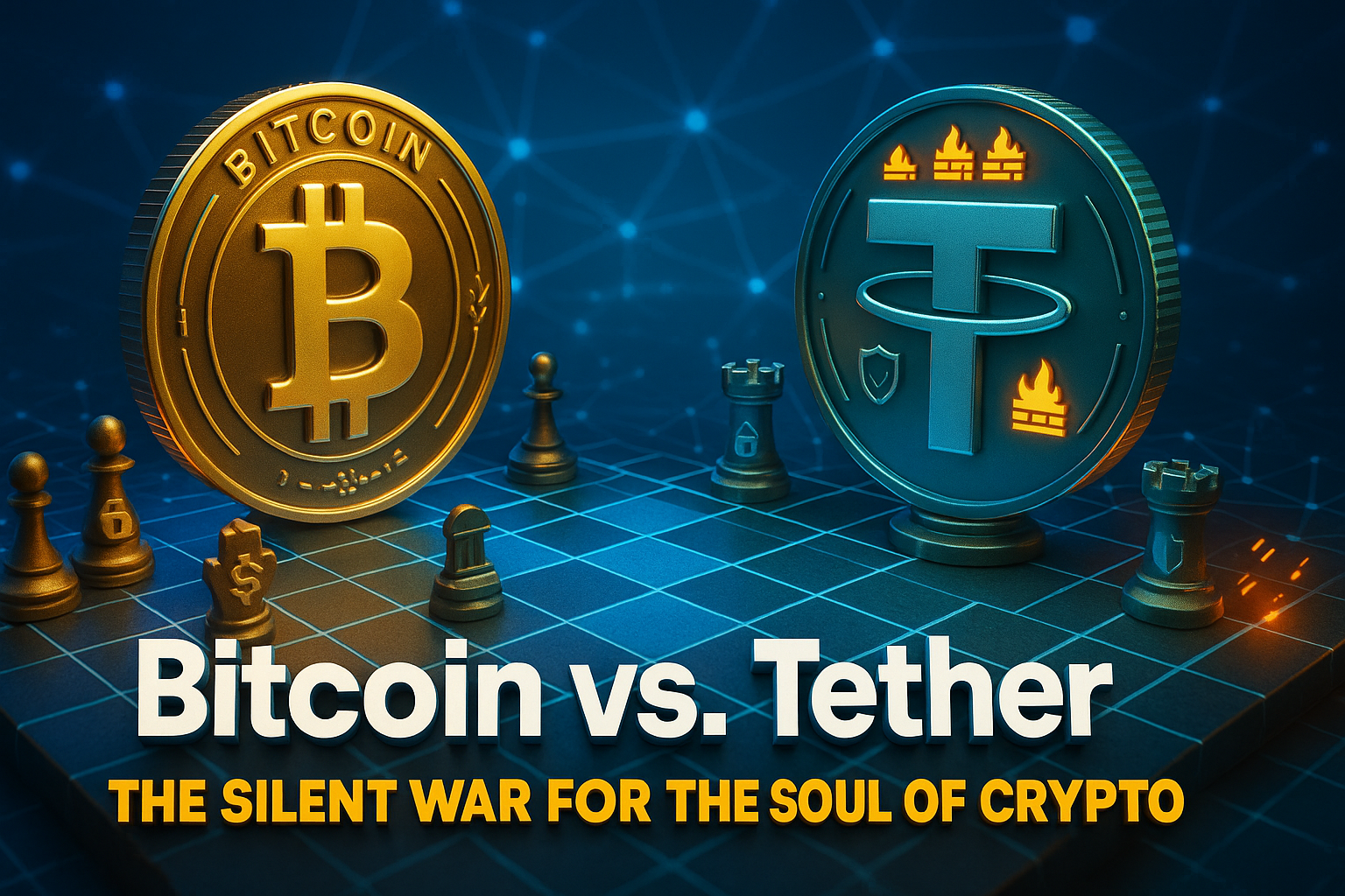 Bitcoin vs. Tether: The Silent War for the Soul of Crypto