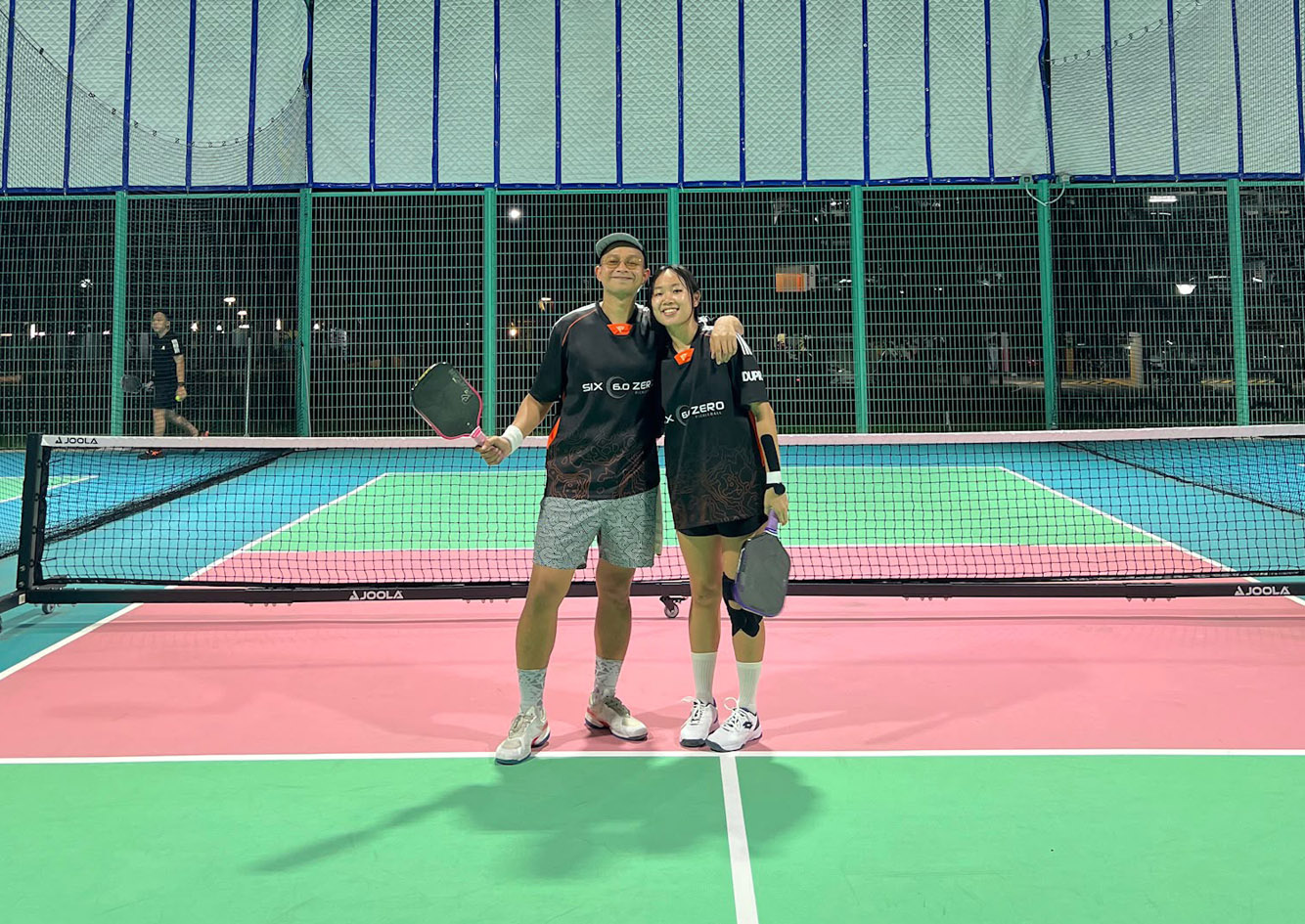 On court and in form, Rizza with girlfriend, Ignixia