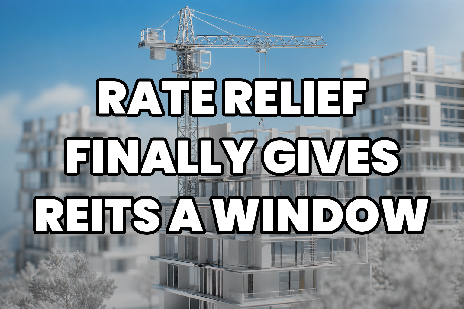 Rate Relief Finally Gives REITs a Window