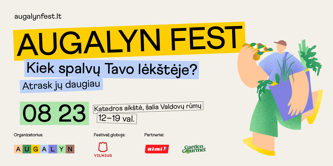 Pirmą kartą Vilniuje – „Augalyn Fest“