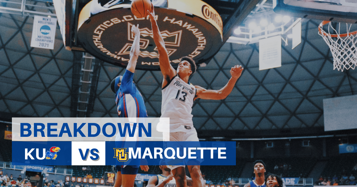 Quick KU-Marquette Breakdown