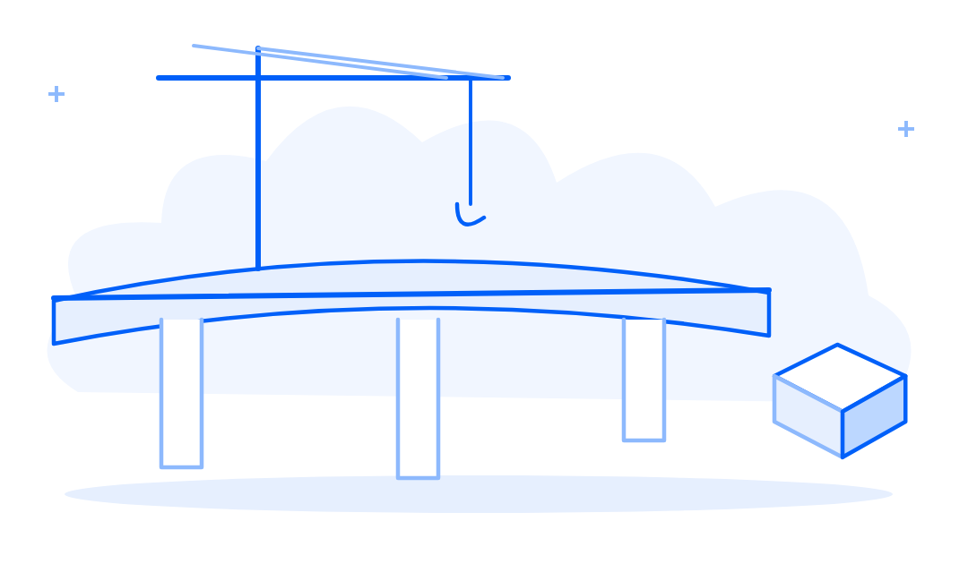 Conceptual Investor Call concrete and infrastructure illustration