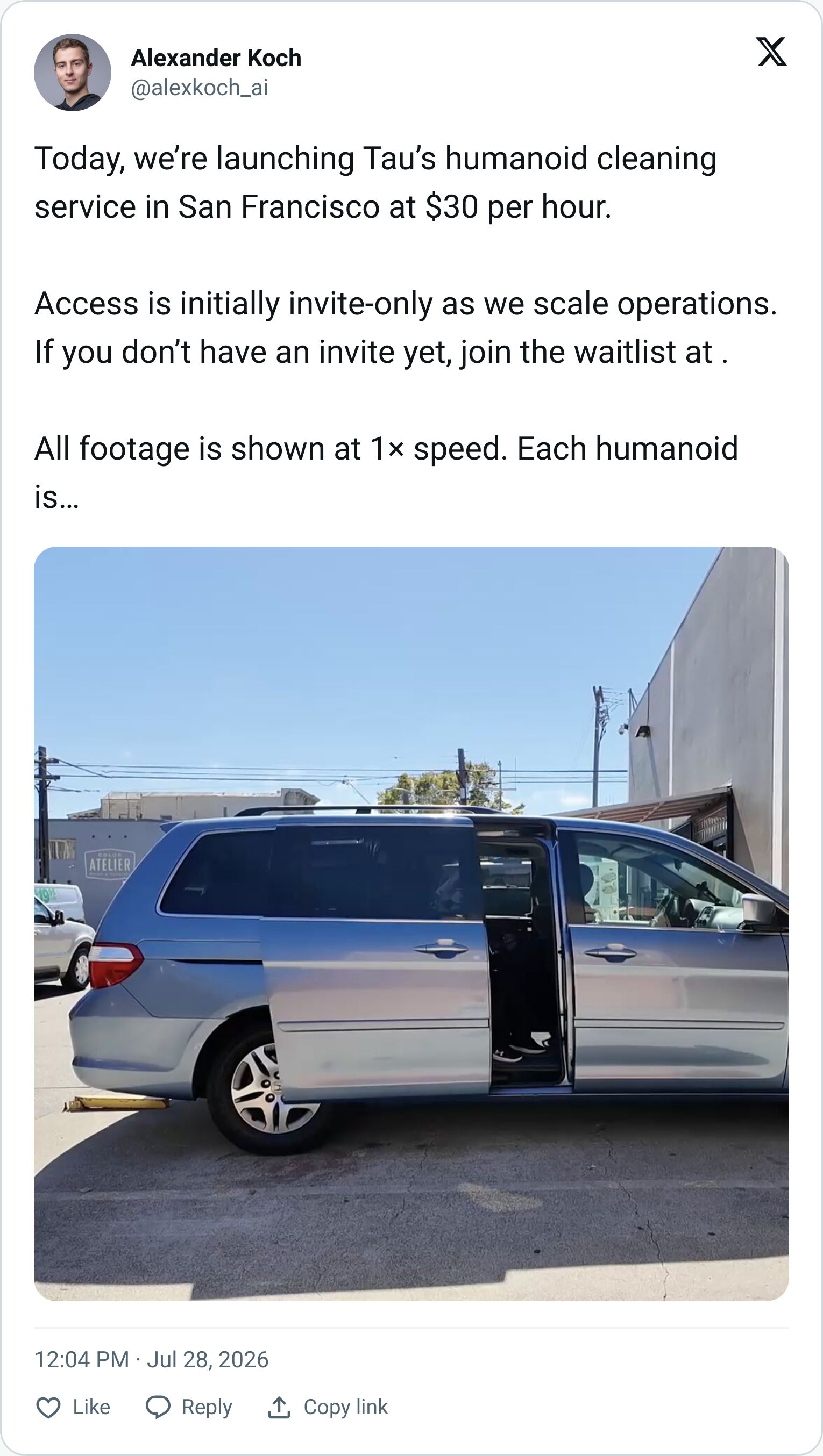 Tweet screenshot