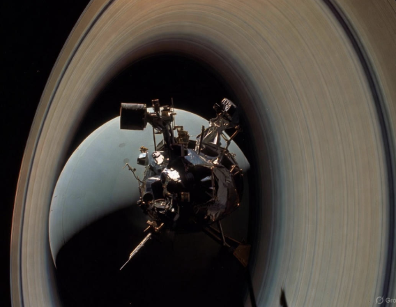 Voyager 1 Makes Its Historic Flyby of Saturn