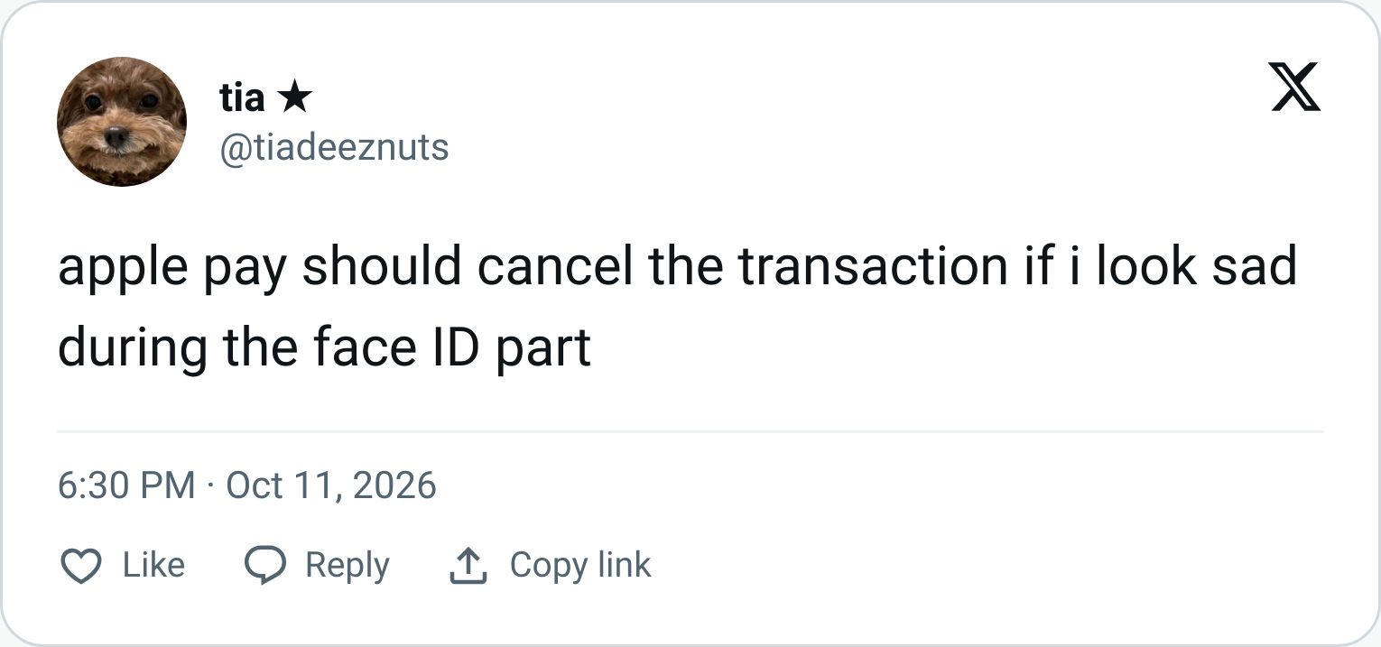 Tweet screenshot