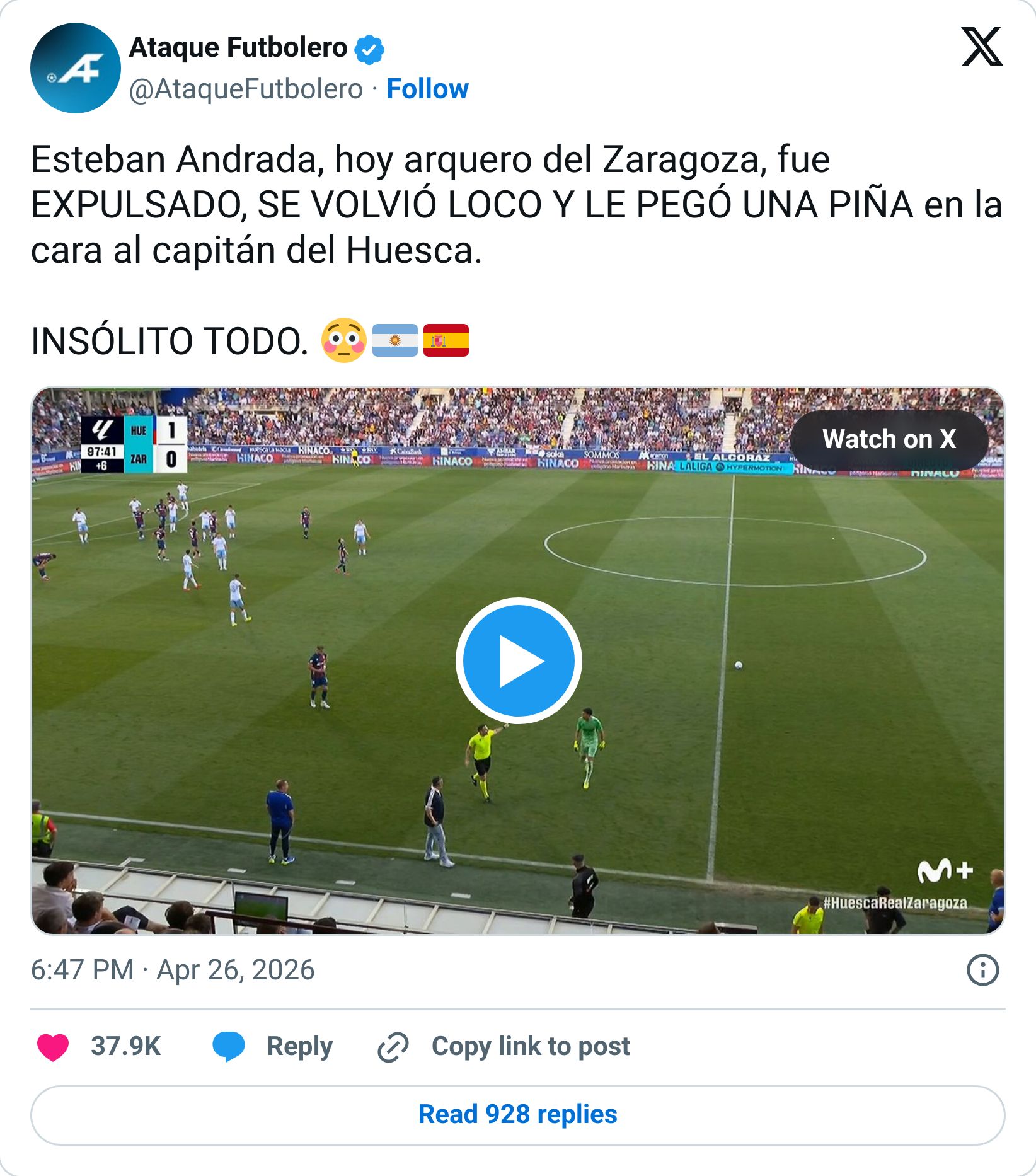 Tweet screenshot