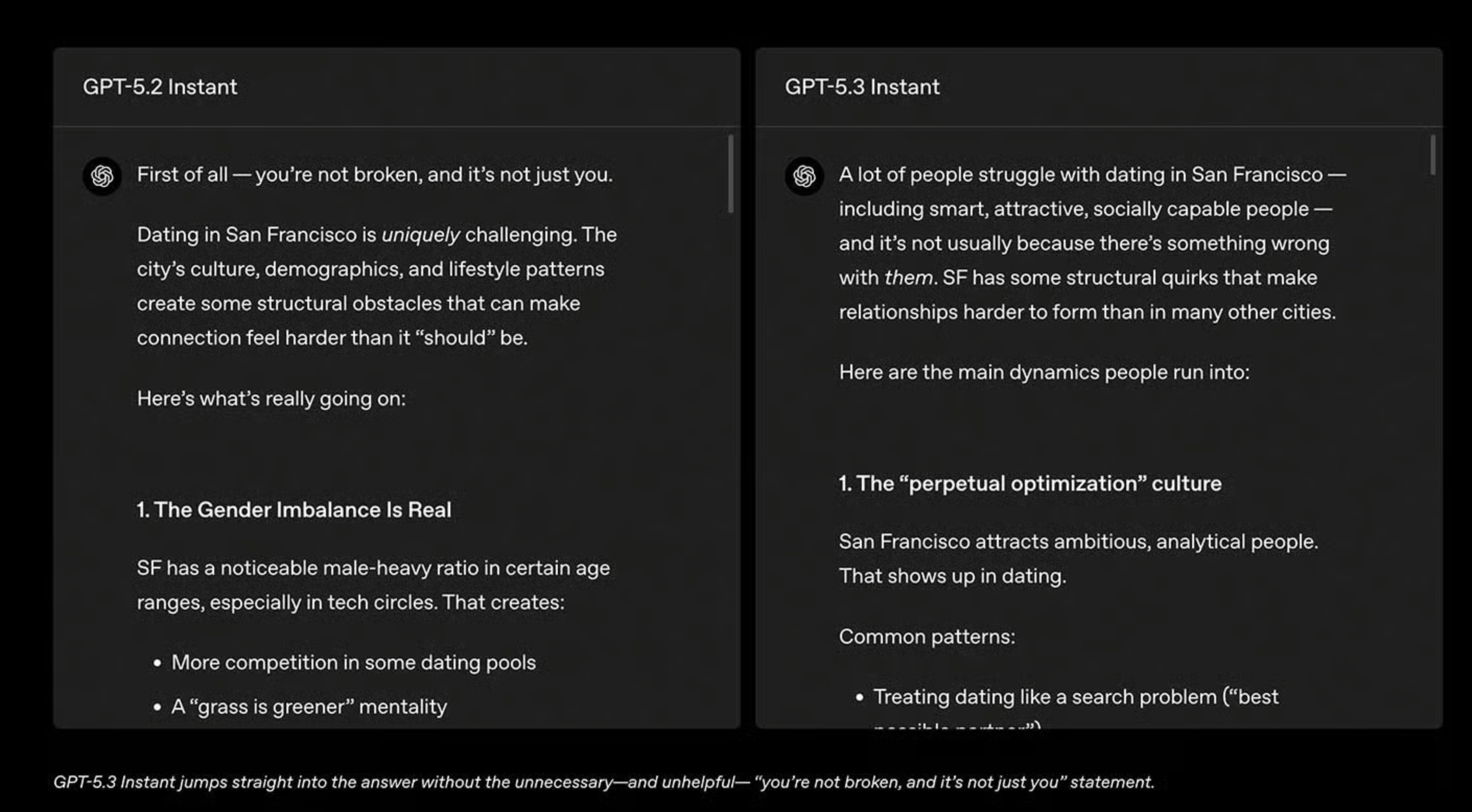 ChatGPT’s new GPT-5.3 Instant model will stop telling you to calm down