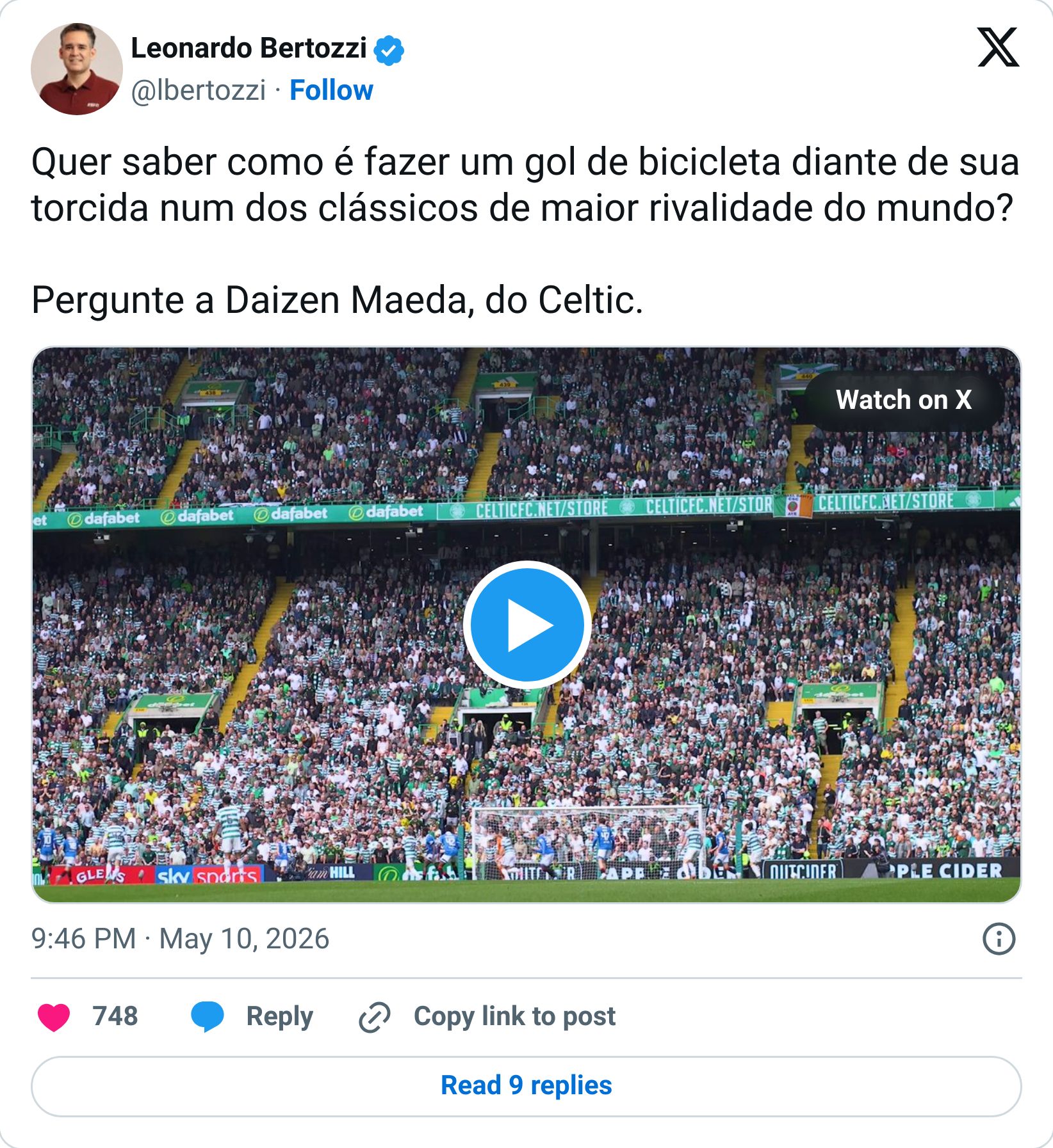 Tweet screenshot