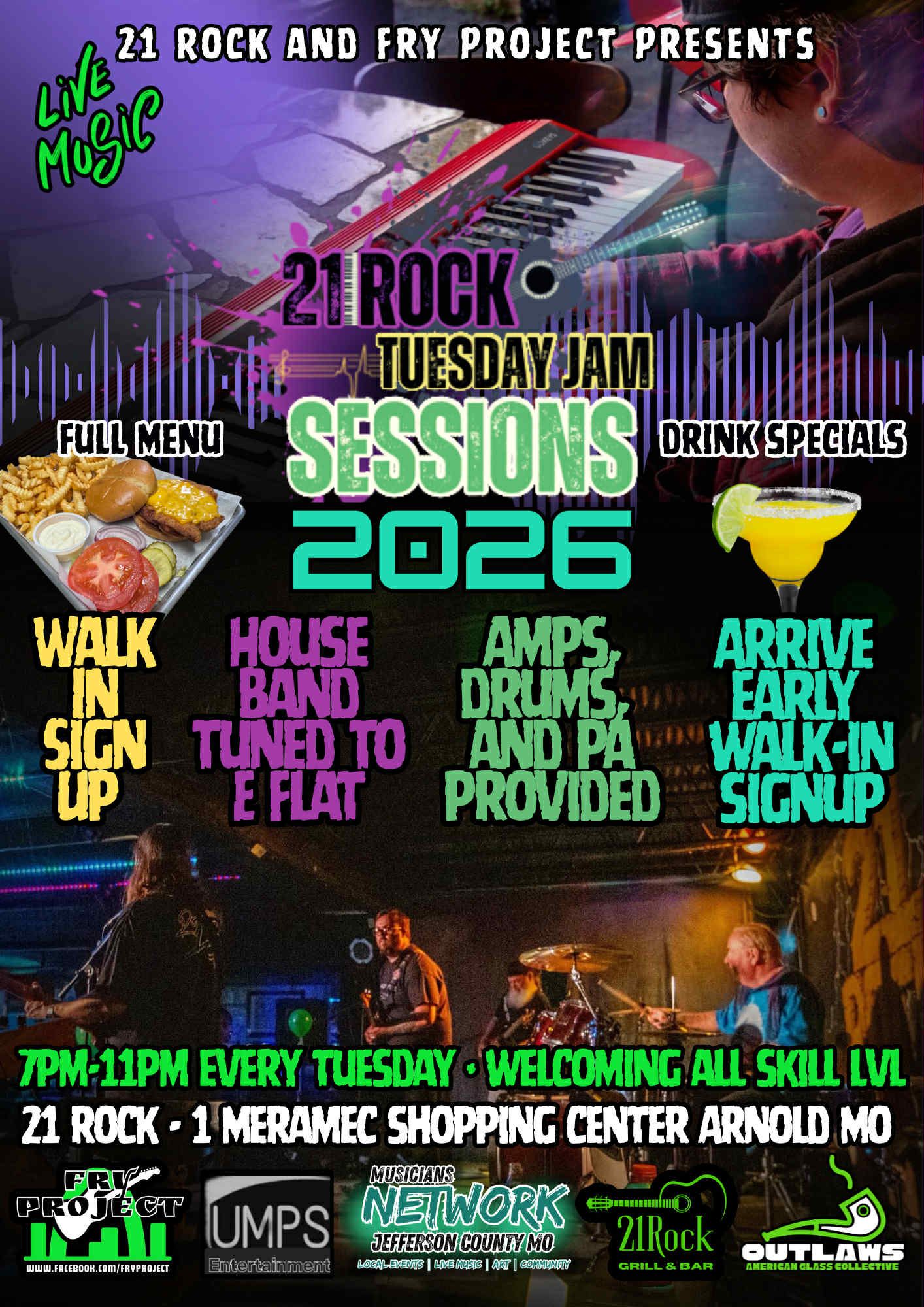 21 Rock Tuesday Jam Session recurring event