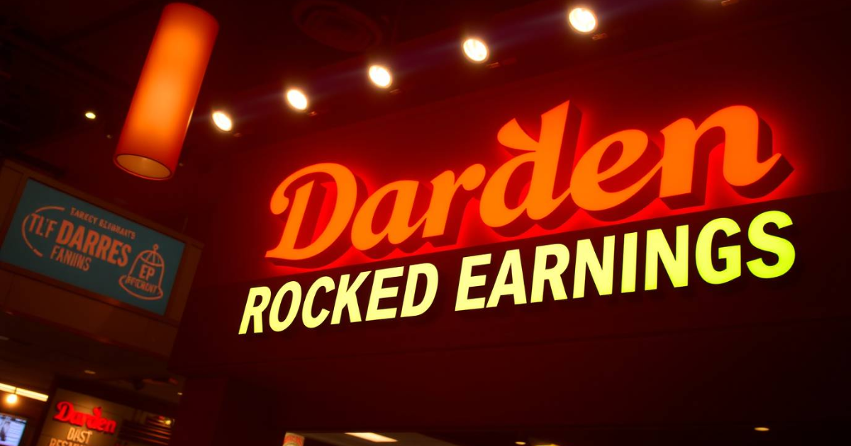 Darden Restaurants Just Rocked Earnings