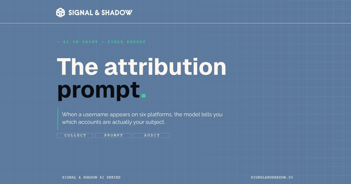 Cross-platform username attribution with AI thumbnail