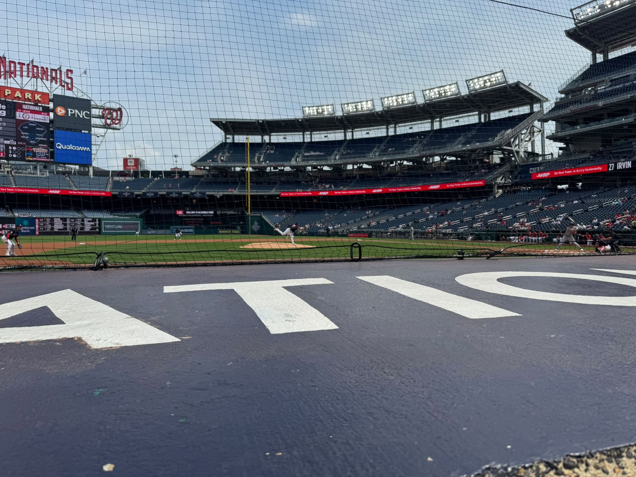 Scene from the ballpark