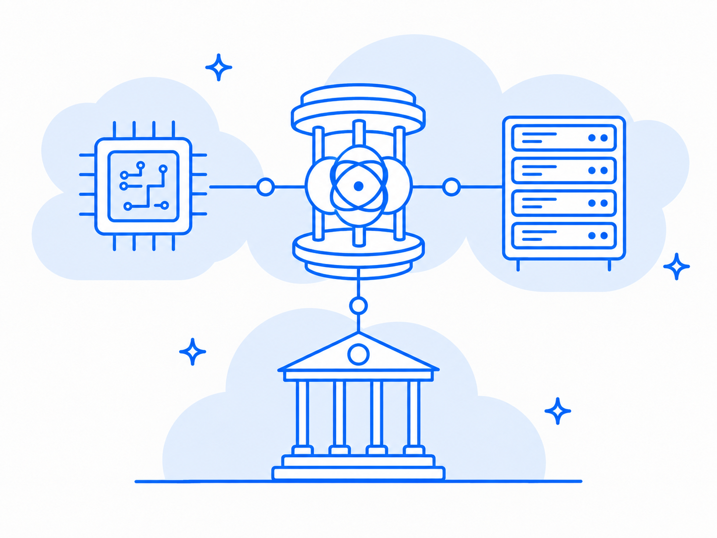 AI, quantum technology and data infrastructure connected to capital markets