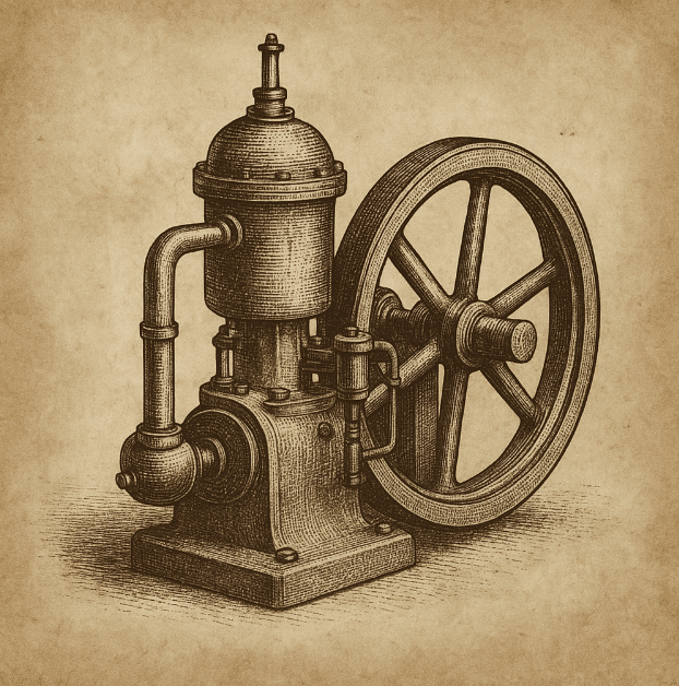 Gottlieb Daimler’s first high-speed internal combustion engine