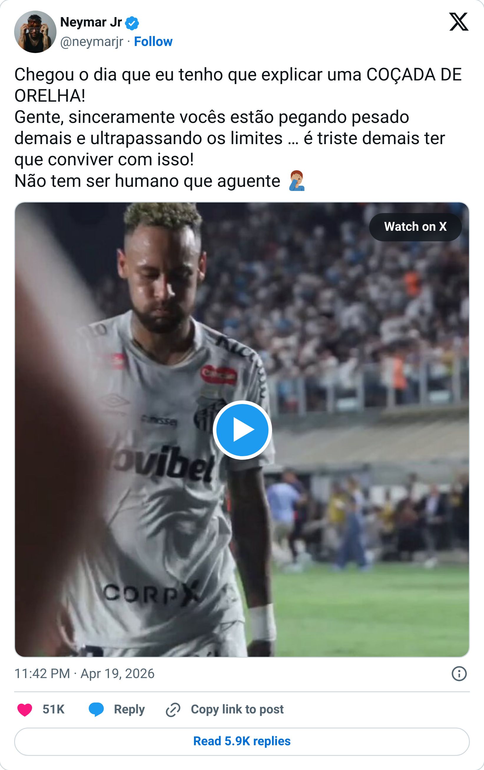 Tweet screenshot