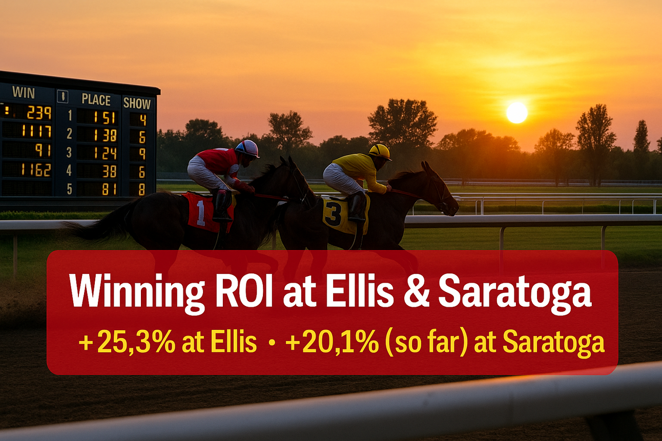 Another Winning Day at Ellis & Saratoga Friday July 4th— And the ROI ...