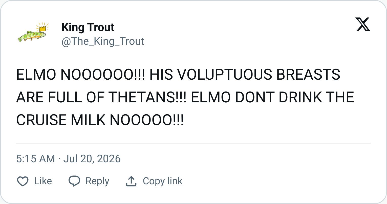 Tweet screenshot