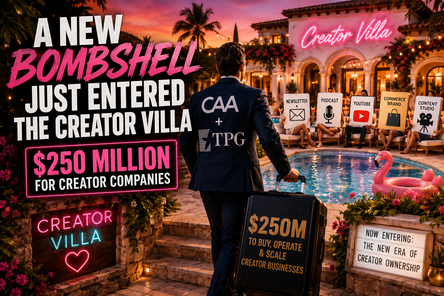 A Bombshell Just Entered the Creator Villa