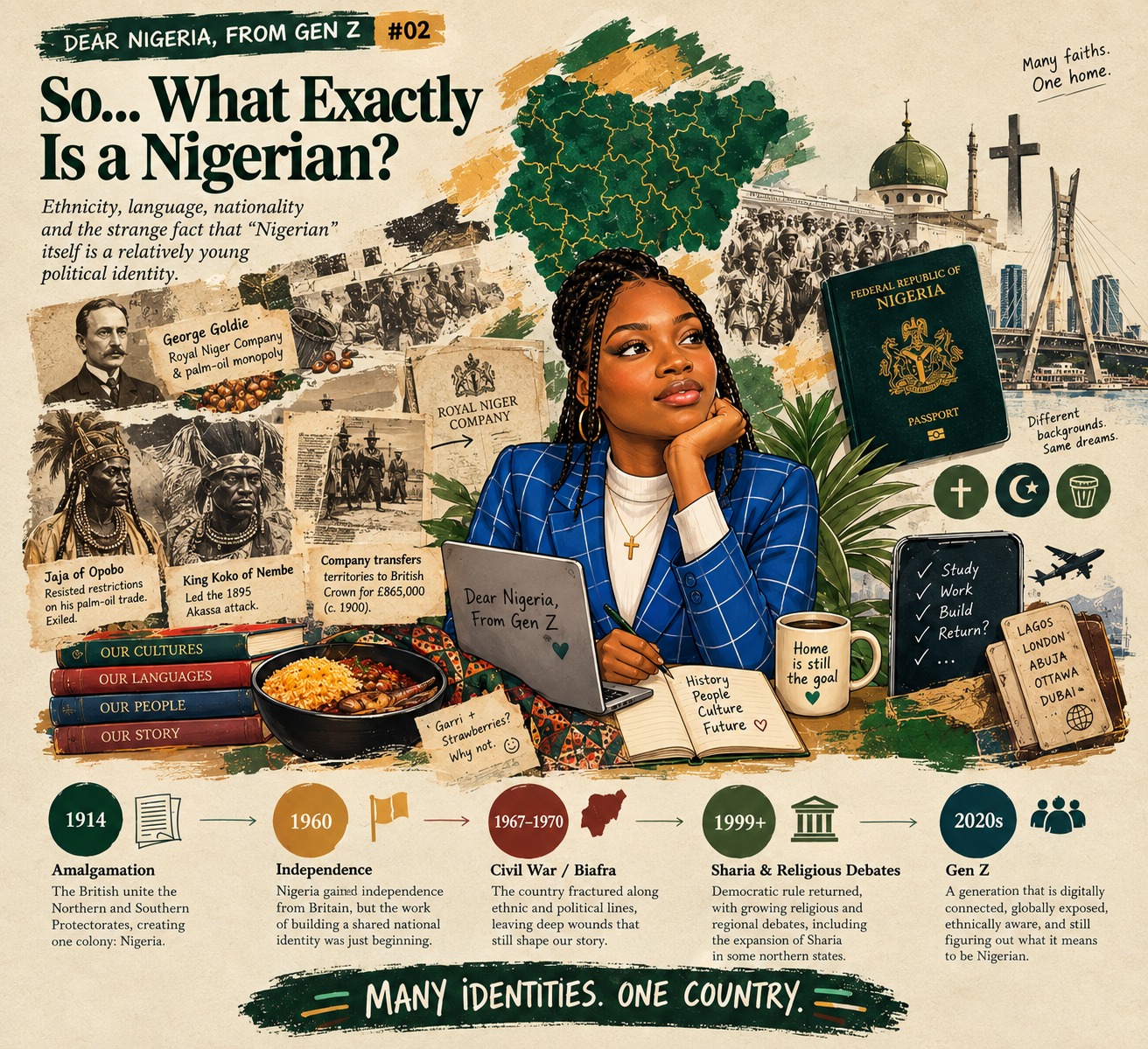 The Nigerian Identity Map illustration