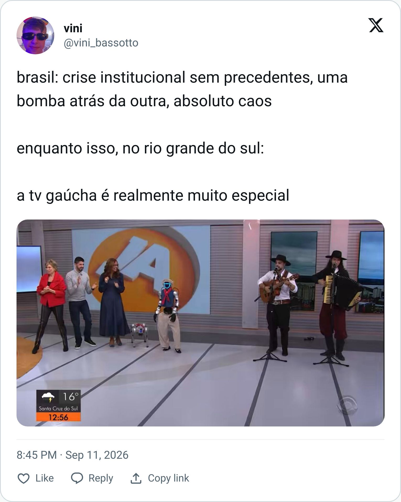Tweet screenshot