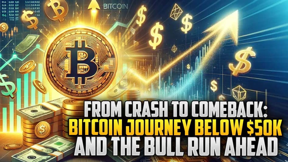 From Crash to Comeback: Bitcoin Journey Below $50K and the Bull Run Ahead