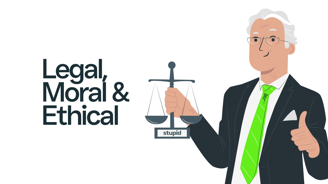 There are 3 types of right and wrong