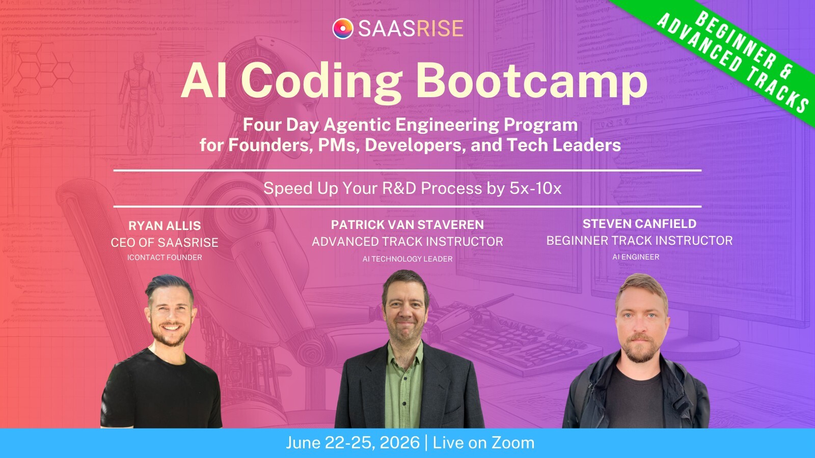 SaasRise AI Coding Bootcamp - Apply Now