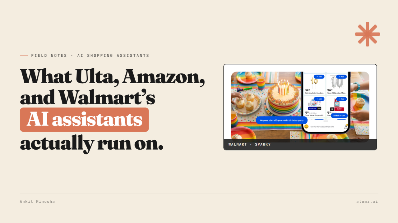 What AI shopping assistants run on