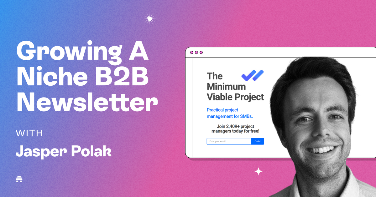 Growing A Niche B2B Newsletter with Jasper Polak