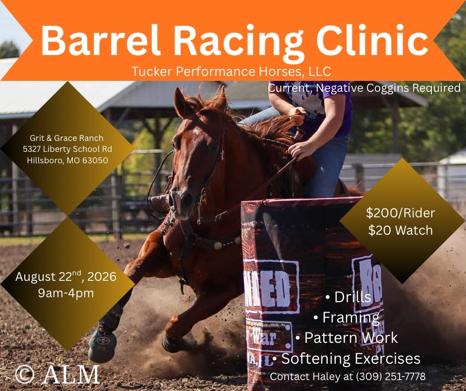 Barrel Racing Clinic on August 22
