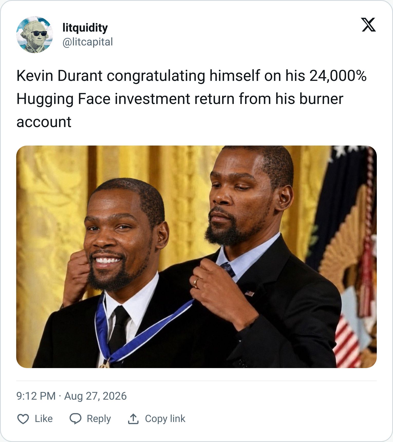 Tweet screenshot