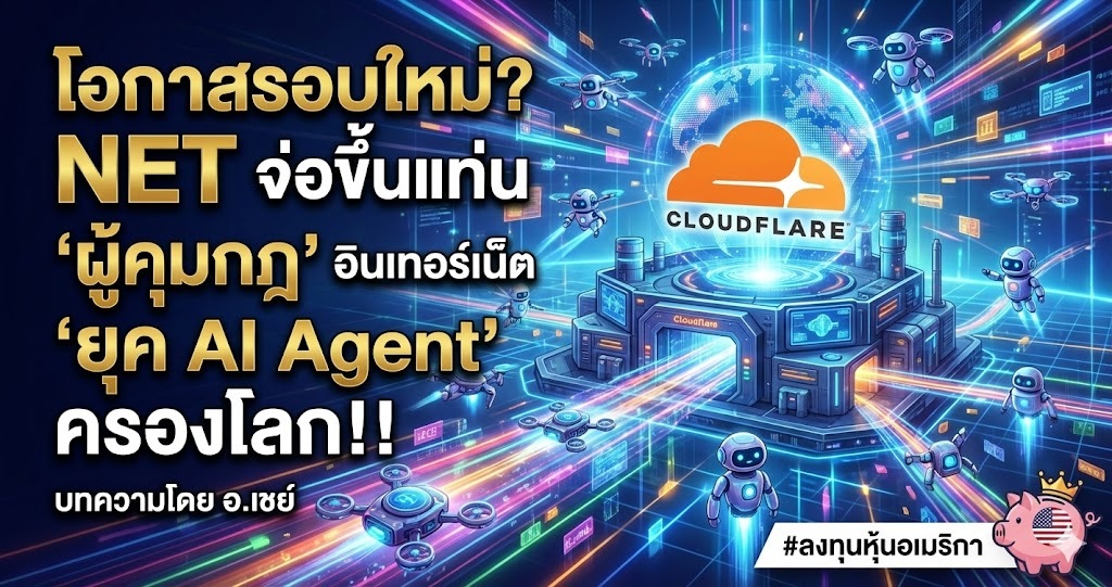 Net.ae โอกาสรอบใหม่? NET จ่อขึ้นแท่น 'ผู้คุมกฎ' อินเทอร์เน็ต 'ยุค AI Agent ...