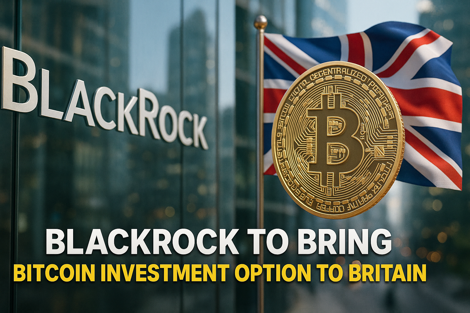BlackRock to Bring Bitcoin Investment Option to Britain
