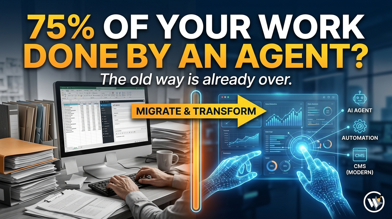 75% of your work can probably be done by an agent