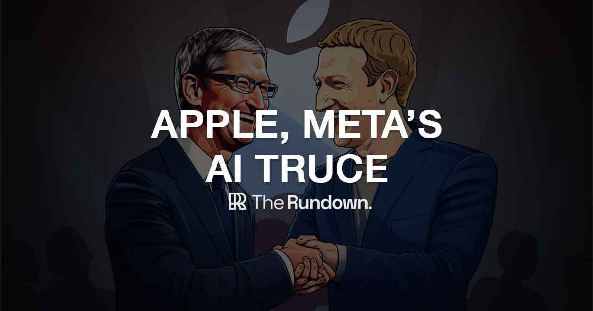 Apple and Meta discuss major AI partnership