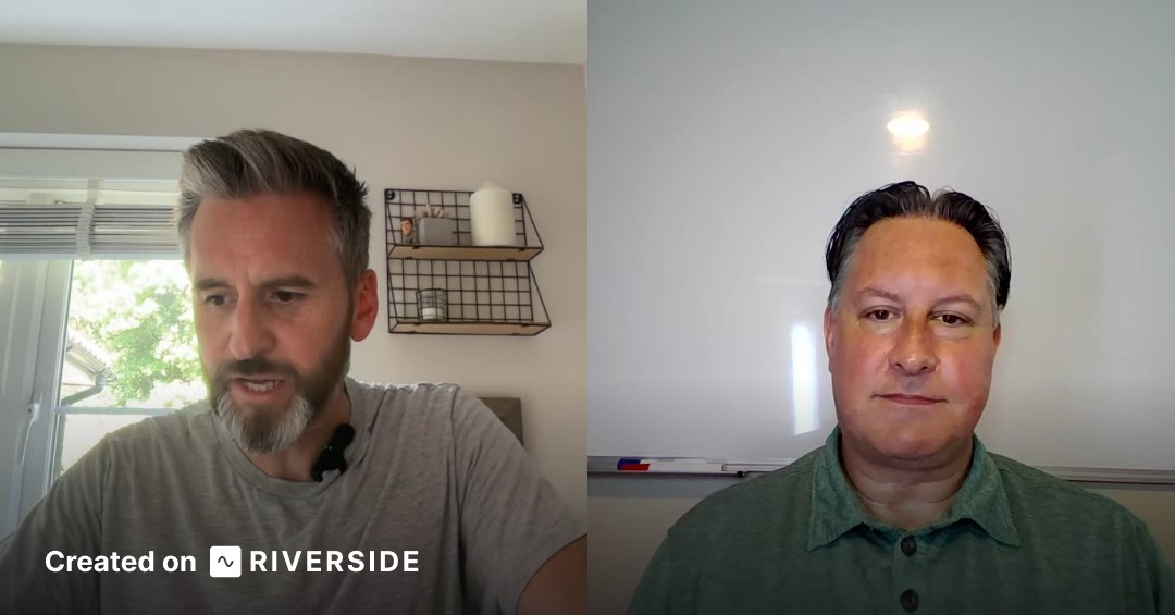 Andy and Duane Forrester in split screen chatting about search