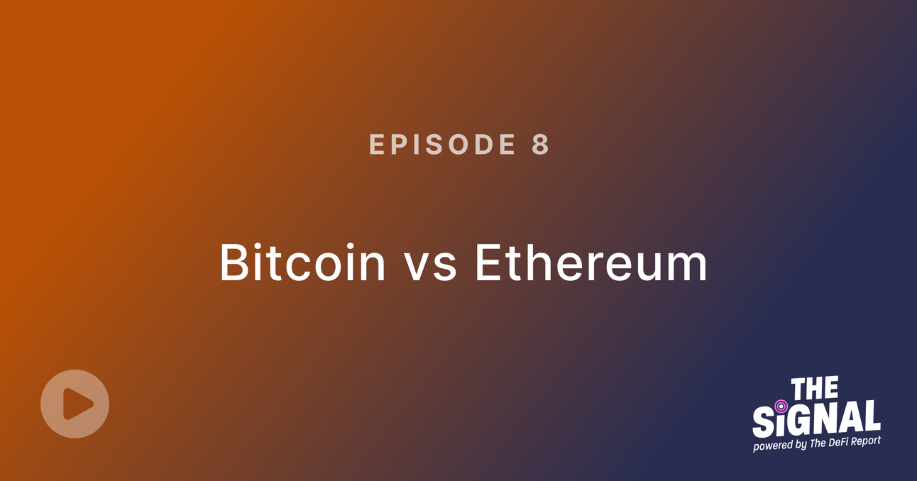 Bitcoin vs Ethereum