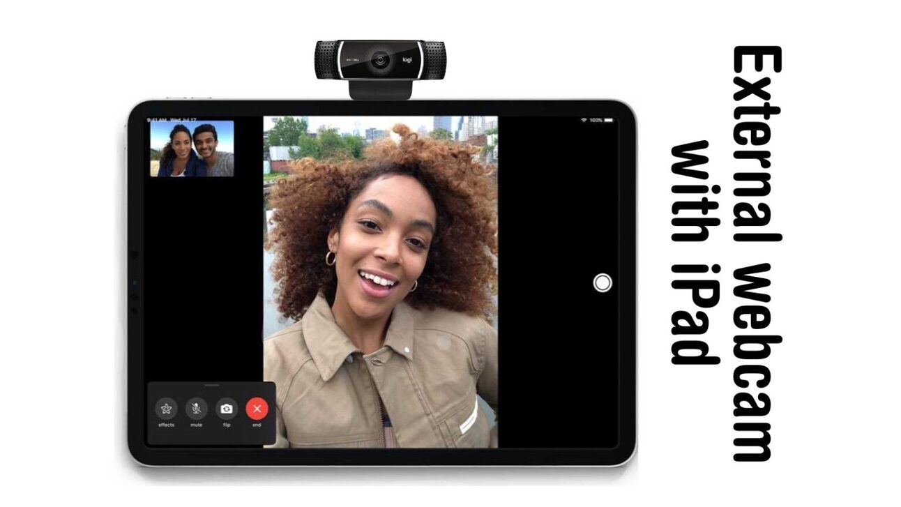 External webcam with iPad?