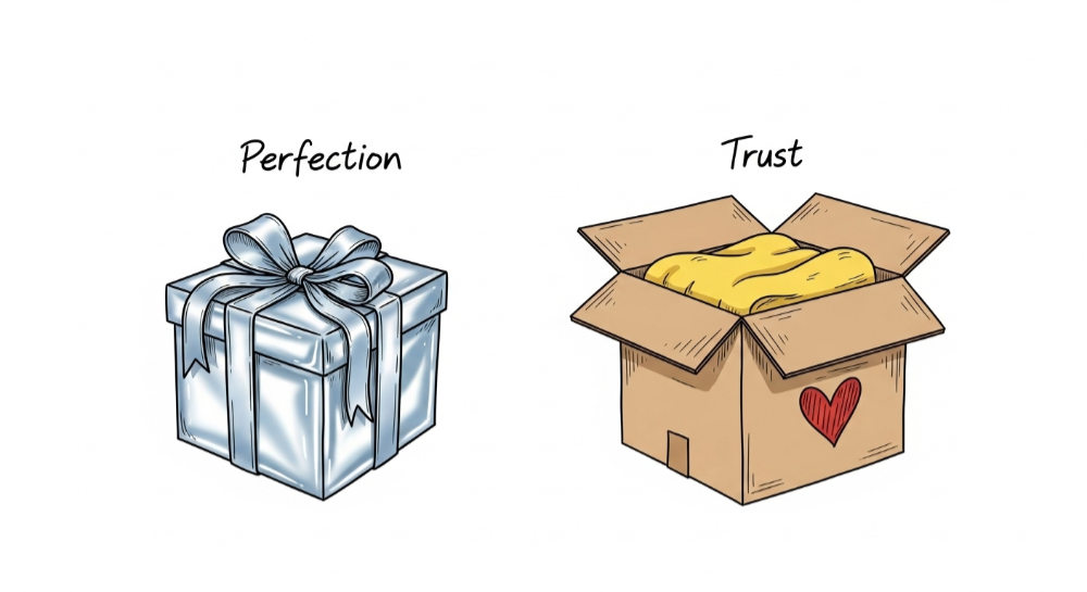 Your brand doesn't need to be perfect