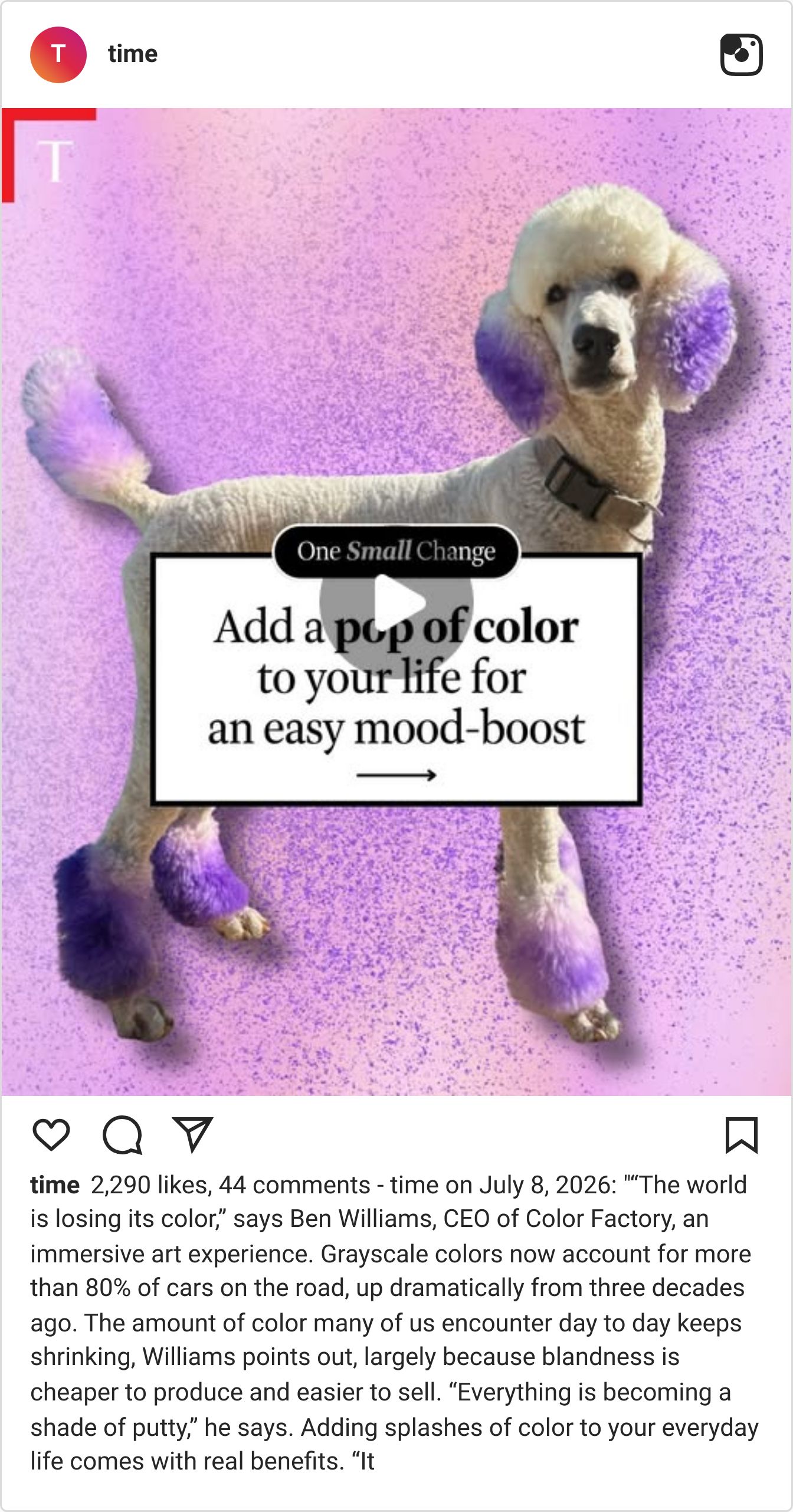Instagram post