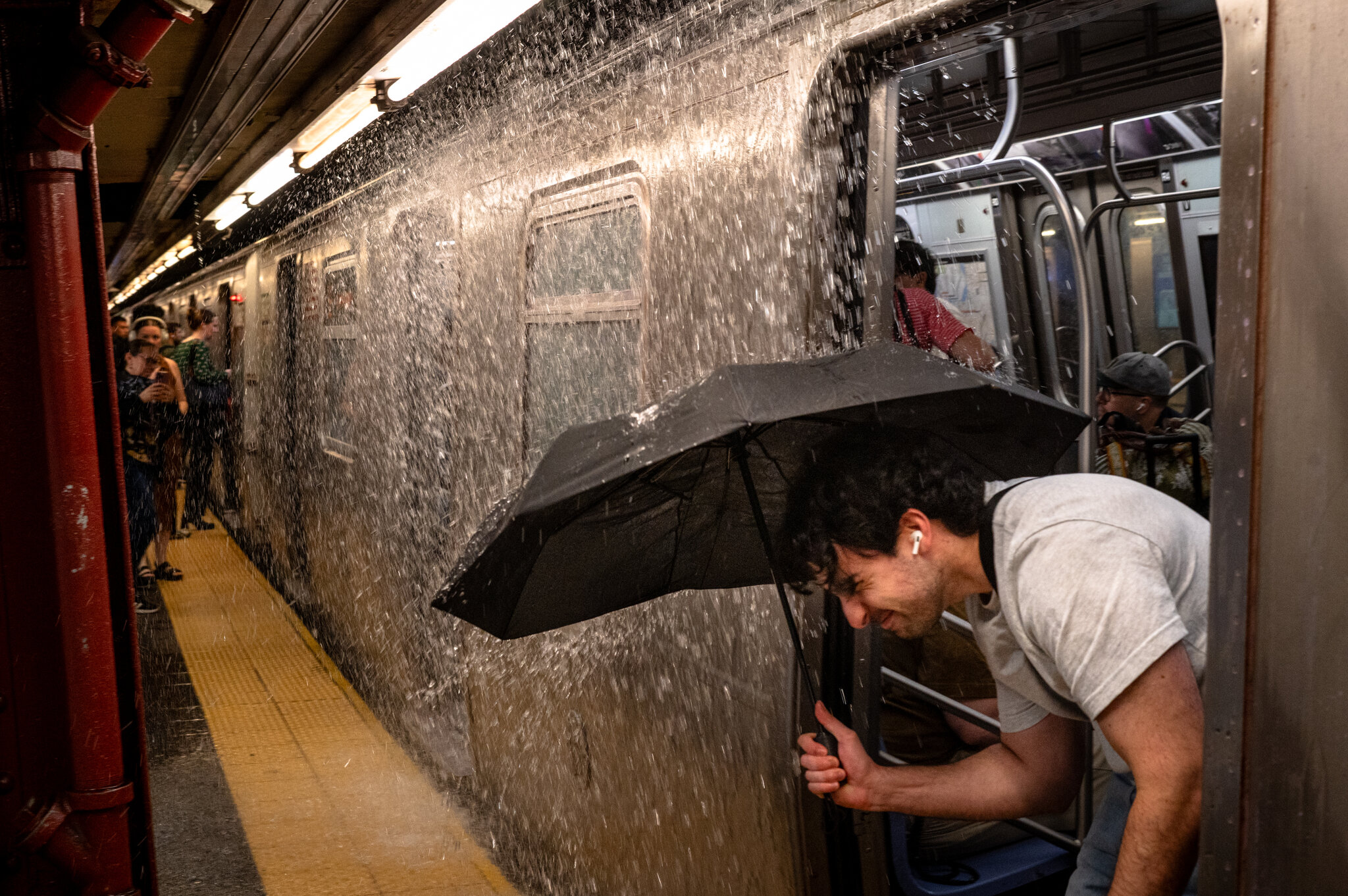 A New York City subway station