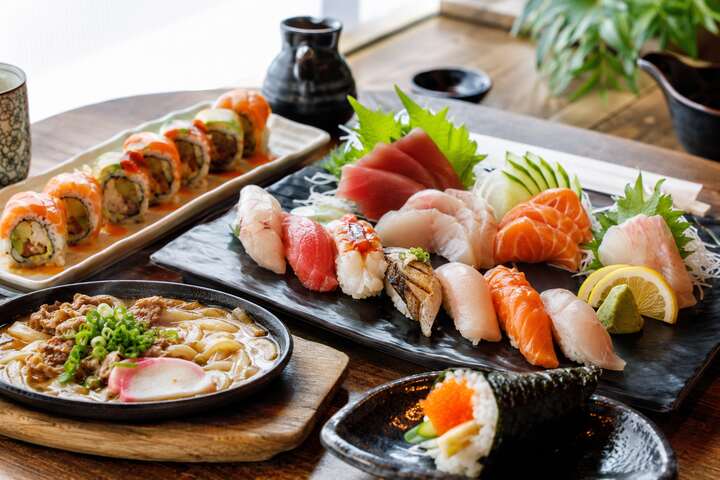Sushi, sashimi and specialty rolls at Todai Sushi in North Delta BC