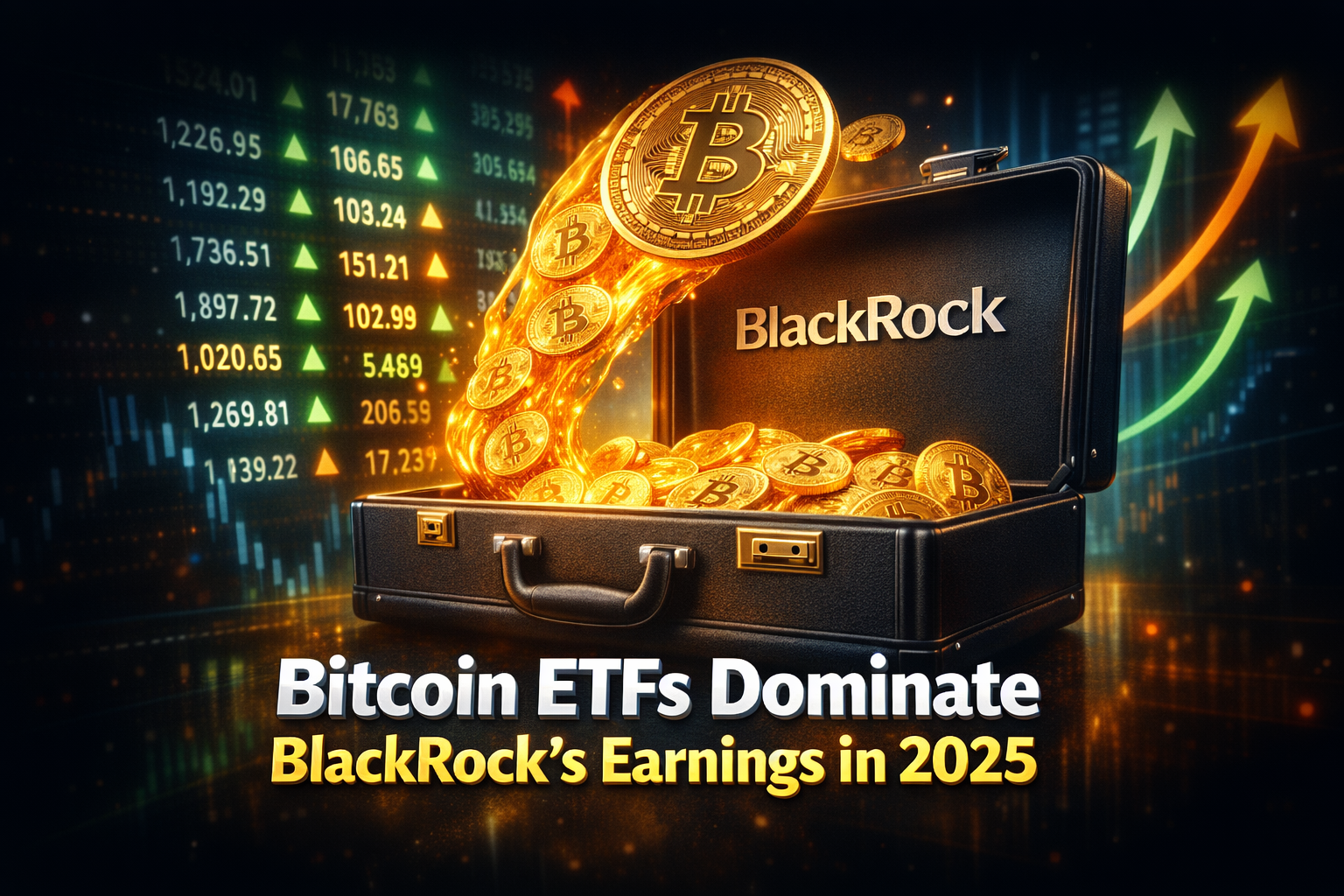 Bitcoin ETFs Dominate BlackRock’s Earnings in 2025