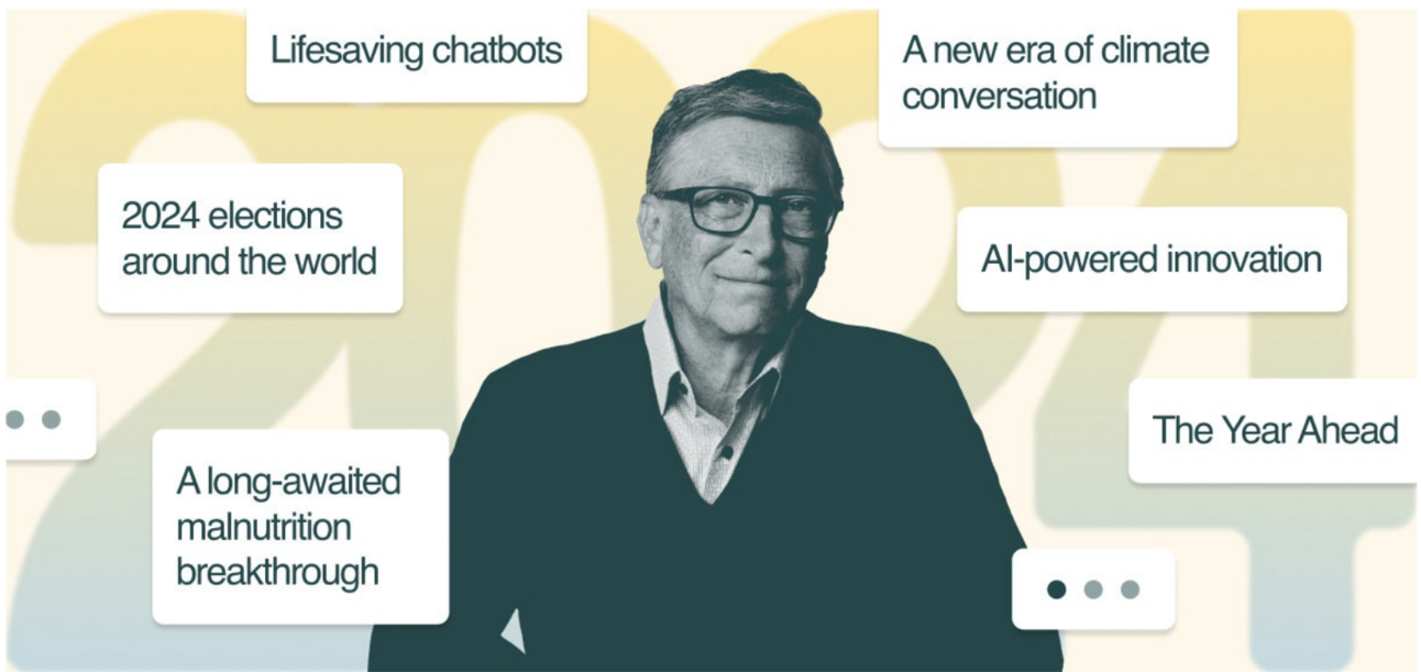 Bill Gates: The road ahead reaches a turning point in 2024