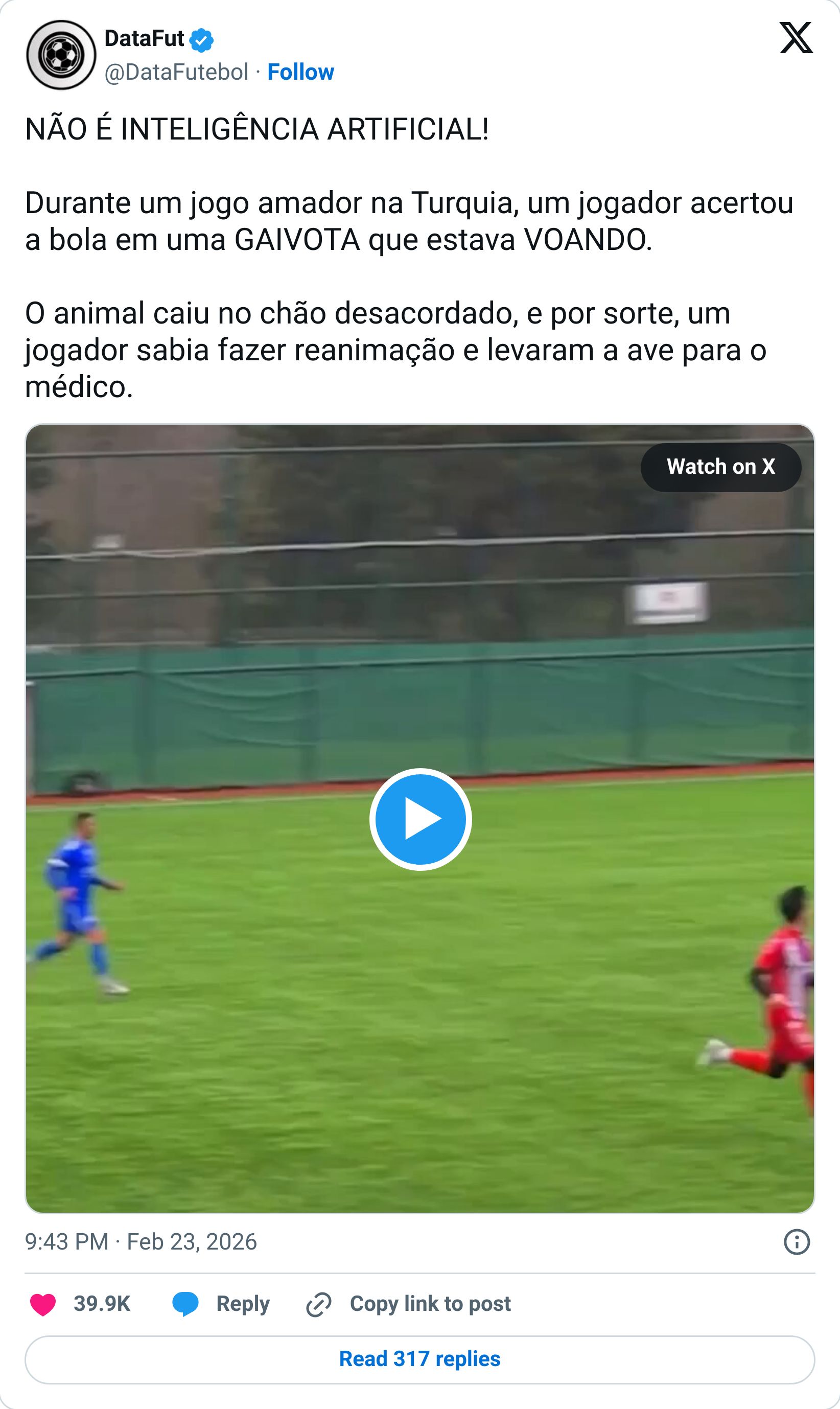 Tweet screenshot