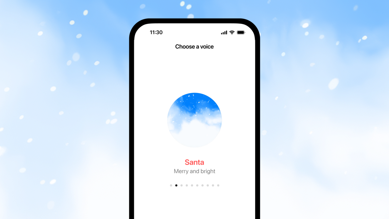 Santa Mode & Video in Advanced Voice