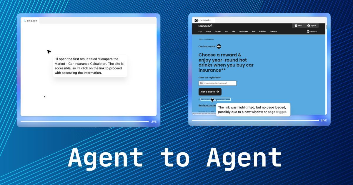 ChatGPT agent navigating aggregator websites for car insurance quotes